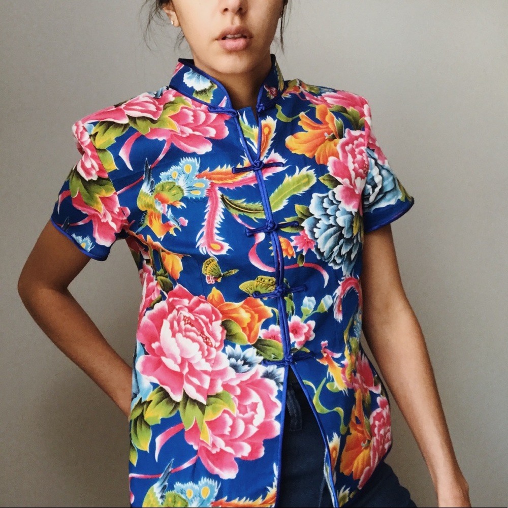 Colorful Oriental Top- SOLD